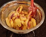 A picture of step 4 of Fresh Peach Crumble.