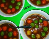 Foto langkah ke 4 dari resep Biji salak warna warni 🍠|| Kolak Teletubbies.