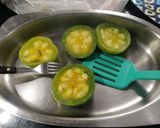 Foto del paso 1 de la receta: Zapallitos, papas y cebollas rellenos