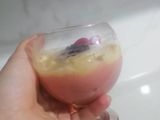 پودینگ وانیلی و آلبالویی🍒😋