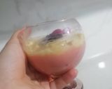 عکس مرحله 4 از دستور پودینگ وانیلی و آلبالویی🍒😋