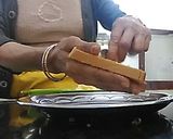 A picture of step 1 of Cheese Spread Sandwich.