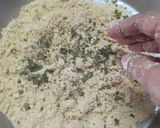 A picture of step 2 of Besan Mathri.