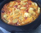Une image de l'étape 3 de Tortilla au chorizo.
