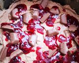Pas rețetă Tort cu ganache și mascarpone cu ciocolată albă și frișcă 10 fotografie