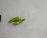 A picture of step 1 of Masala papad.