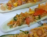कुकुम्बर बोट भेल चाट (Cucumber Boat Bhel Chaat recipe in hindi) रेसिपी चरण 4 फोटो