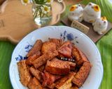 Hình bước làm 6 của món Chả chay, tàu hũ ky kho thơm 🌱