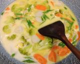 Foto langkah ke 6 dari resep Tumis Sayuran Masak Santan.