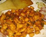A picture of step 6 of Bihari Parcels with cheesy blast.