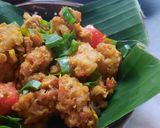 Foto langkah ke 6 dari resep Tempe Karaage Bumbu Pecak.