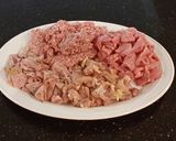 A picture of step 1 of Beef Rolls with Meat/Cheese Cannelloni Stuffing.