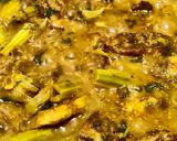 A picture of step 6 of Vegetarian fish with banana curry.