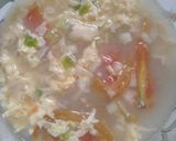 Foto langkah ke 4 dari resep Sup Tomat Telur.