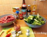 Φωτογραφία βήματος 1 της συνταγής Μοσχάρι Stir-fry με Μπρόκολο C&G