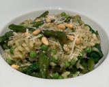 A picture of step 7 of Green Veg & Pesto Risotto.