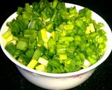 A picture of step 2 of Crispy Scallion Pancakes.