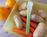 Une image de l'étape 1 de Sauté de porc à l'orange et au cumin avec ses légumes au Cook Ex.