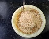 A picture of step 4 of Chole tikki.