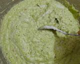 A picture of step 4 of Green Peas idli.