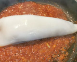 Foto del paso 9 de la receta: Calamar relleno de sus tentáculos, aletas y Cigala