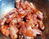 A picture of step 1 of Spice fried wings.