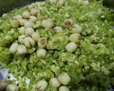 Hình bước làm 3 của món Xôi cốm hạt sen