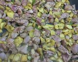 عکس مرحله 5 از دستور خوراک دل مرغ و قارچ
