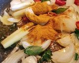 A picture of step 3 of Dry Prawn Curry.