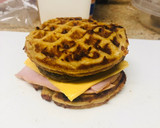 Foto del paso 2 de la receta: Chaffles de chicharrón sweet and salty