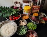 A picture of step 1 of Bisi Bele Bath.