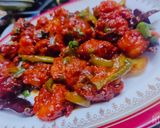 A picture of step 7 of Crispy Chilli Prawns.