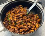 Une image de l'étape 7 de Protéines de soja texturé sautées.