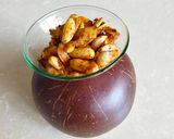 A picture of step 2 of Chatpata Jackfruit Seeds chaat.