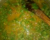 A picture of step 7 of Ndengu curry.