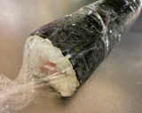 A picture of step 4 of Japanese Flag 🇯🇵 Roll Sushi.