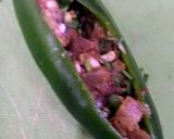 A picture of step 6 of Peri bites with twist and mustard dynamite sauce.