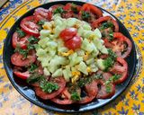 Une image de l'étape 11 de Salade de tomates et concombre au Shropshire.