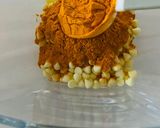 A picture of step 1 of Turmeric and saffron chocolate.