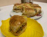 A picture of step 1 of Chicken sliders.