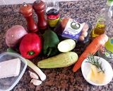 Foto del paso 1 de la receta: Almuerzo, muy vegetariano. Pero con mucho sabor...😉👍