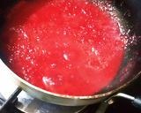 A picture of step 2 of Tomato Halwa.