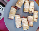 Foto del paso 3 de la receta: Rollitos de berenjena relleno de jamón y queso