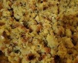A picture of step 8 of Chicken Mac casserole.