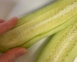 Foto del paso 2 de la receta: Pepinos rellenos de atún
