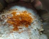 A picture of step 2 of "Sweet Pumpkin flowers Bada" #cookpad.