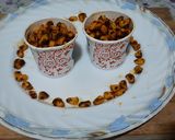 A picture of step 6 of Mall PVR style spicy corn black salt butter masala.