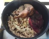 A picture of step 1 of California Farm Fresh Sauerkraut Mash.