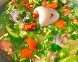 Hình bước làm 4 của món Canh chua cá hú