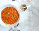 A picture of step 3 of Coconut Dal.
